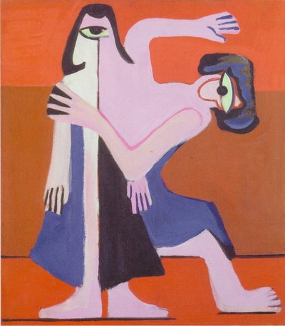Mask Dance by Ernst Ludwig Kirchner